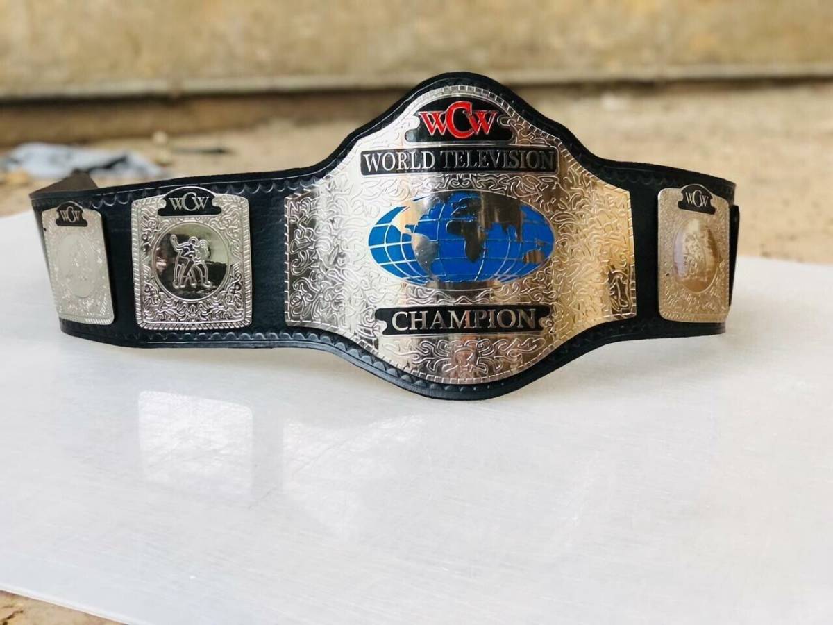 海外　限定品　送料込み プロレス　WCW World Hard Core Wrestling チャンピオン 優勝　ベルト　高品質　レプリカ 5_画像2