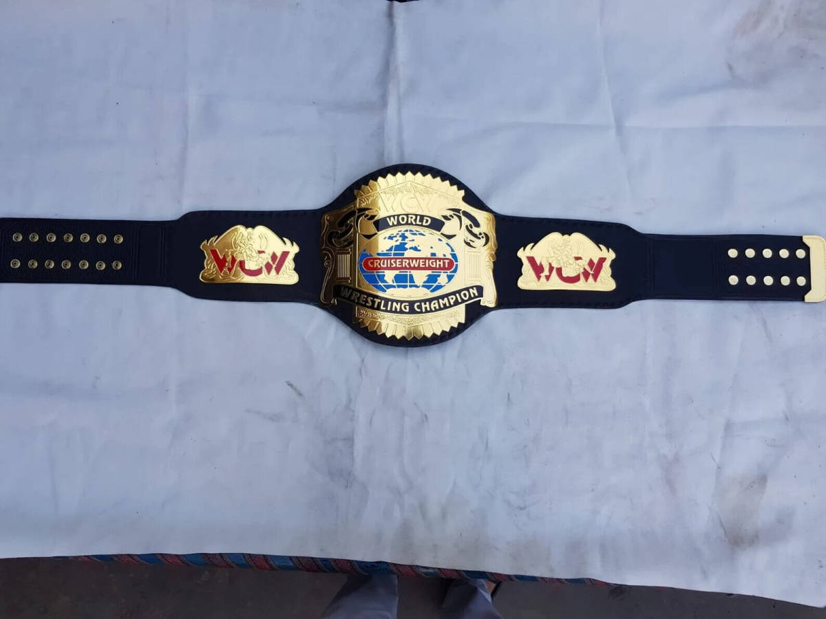 海外　限定品　送料込み プロレス　WCW World Hard Core Wrestling チャンピオン 優勝　ベルト　高品質　レプリカ 9_画像2