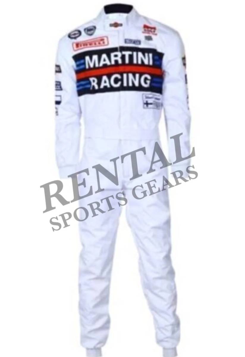 海外 高品質　送料込み　マルティーニ・レーシング F1 Martini レーシングスーツ　サイズ各種 レプリカ カスタム対応 2