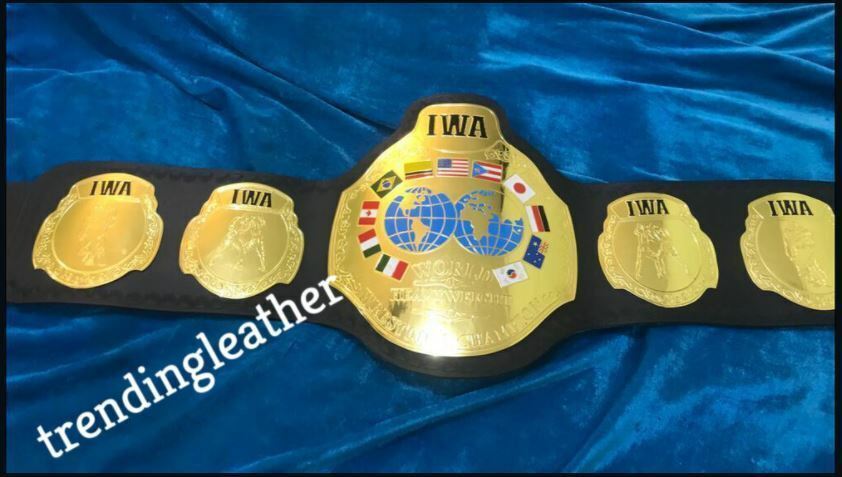 海外　限定品　送料込み IWA HEAVYWEIGHT WRESTLING CHAMPIONSHIP チャンピオン　優勝　ベルト　高品質　レプリカ 2_画像1