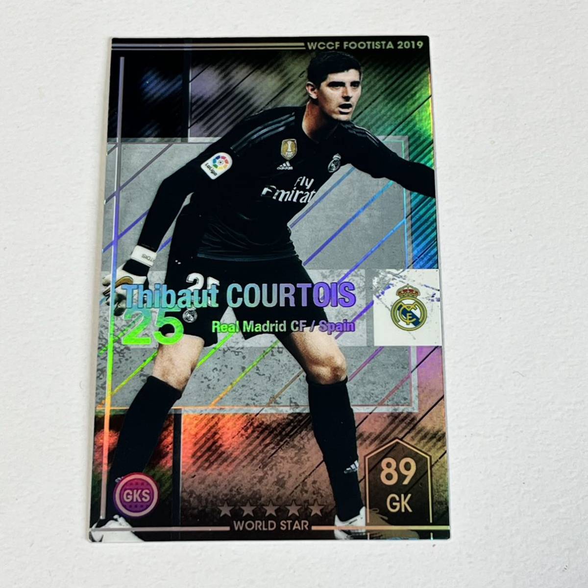 ♪♪WCCF FOOTISTA 2019 ティボー・クルトワ Thibaut Courtois Real Madrid RU後 ♪三点落札で普通郵便送料無料♪_画像1