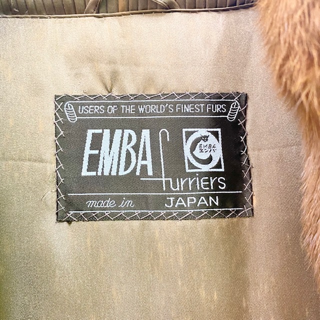 ポンパドー ビター EMBA エンバ レディース コート☆フォックスサイズM