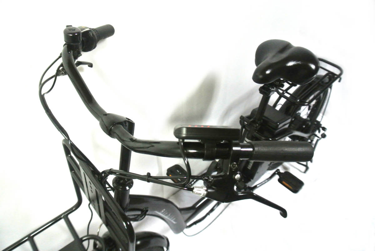 02-001 * 1 jpy ~[Air bike]* electromotive bicycle 24V 20 -inch black color operation verification settled 