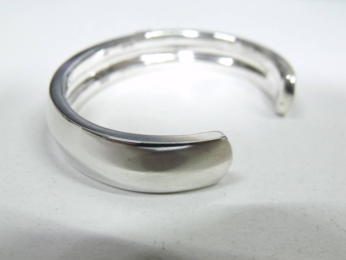 Shin's SCULPTURE (シンズ スカルプチャー)× LION HEART(ライオンハート)シルバー925 18k バングル ブレスレットsterling silver bracelet_画像4
