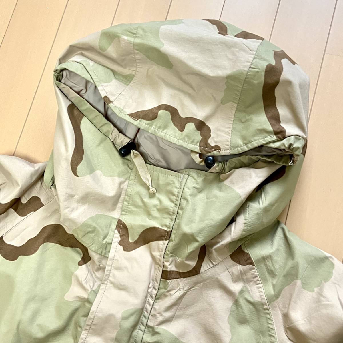 00s 米軍実物 US ARMY ECWCS 3Cデザートカモ GORE-TEX ゴアテックス パーカー Large- Regular 迷彩 2004年製 ミリタリー ジャケット