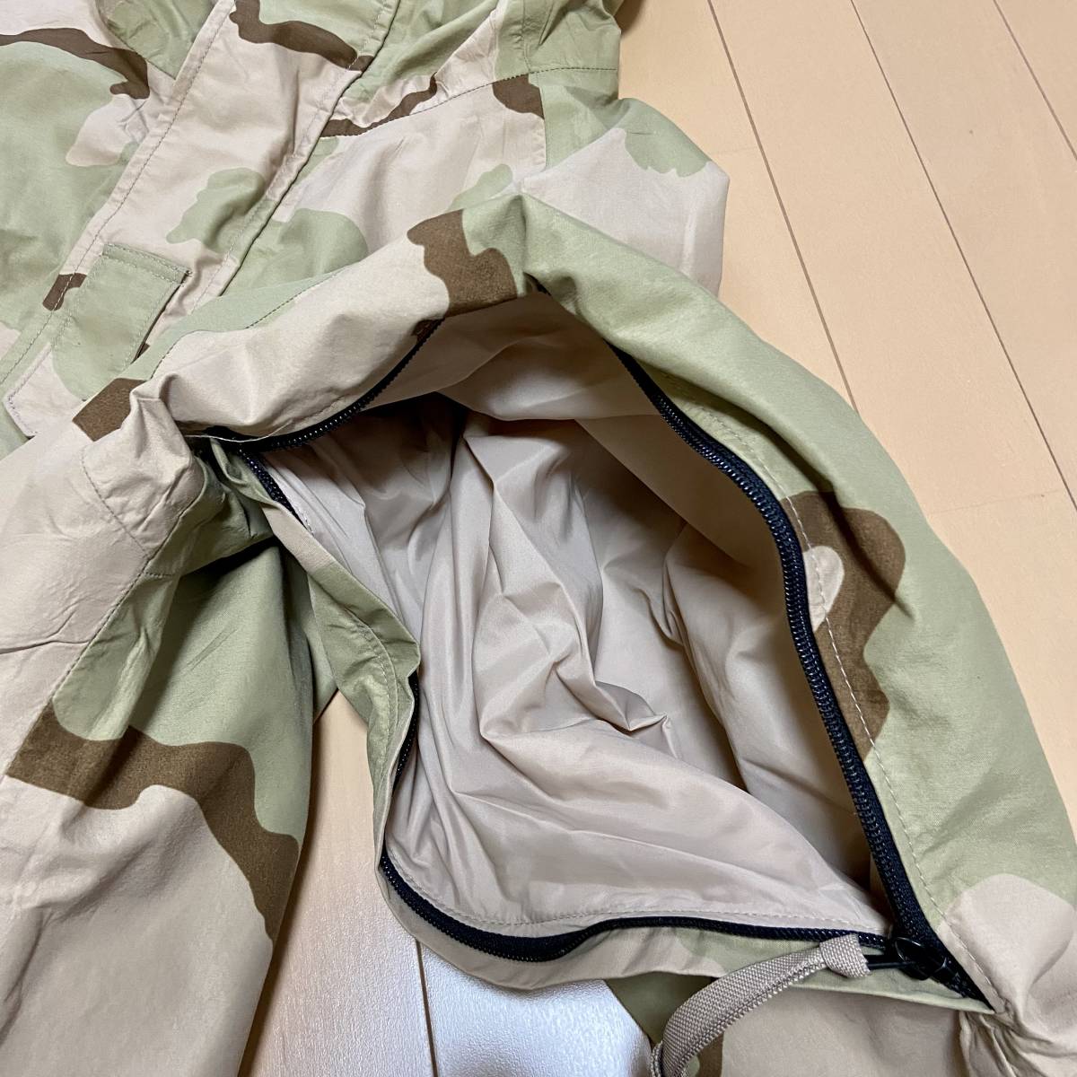 00s 米軍実物 US ARMY ECWCS 3Cデザートカモ GORE-TEX ゴアテックス パーカー Large- Regular 迷彩 2004年製 ミリタリー ジャケット