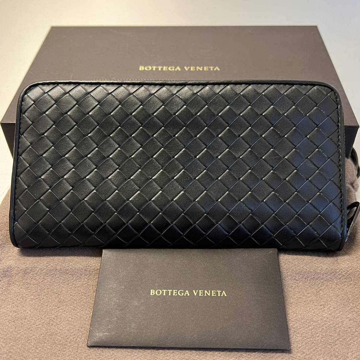 ボッテガ 新品同様! ボッテガヴェネタ BOTTEGA VENETA 財布 長財布