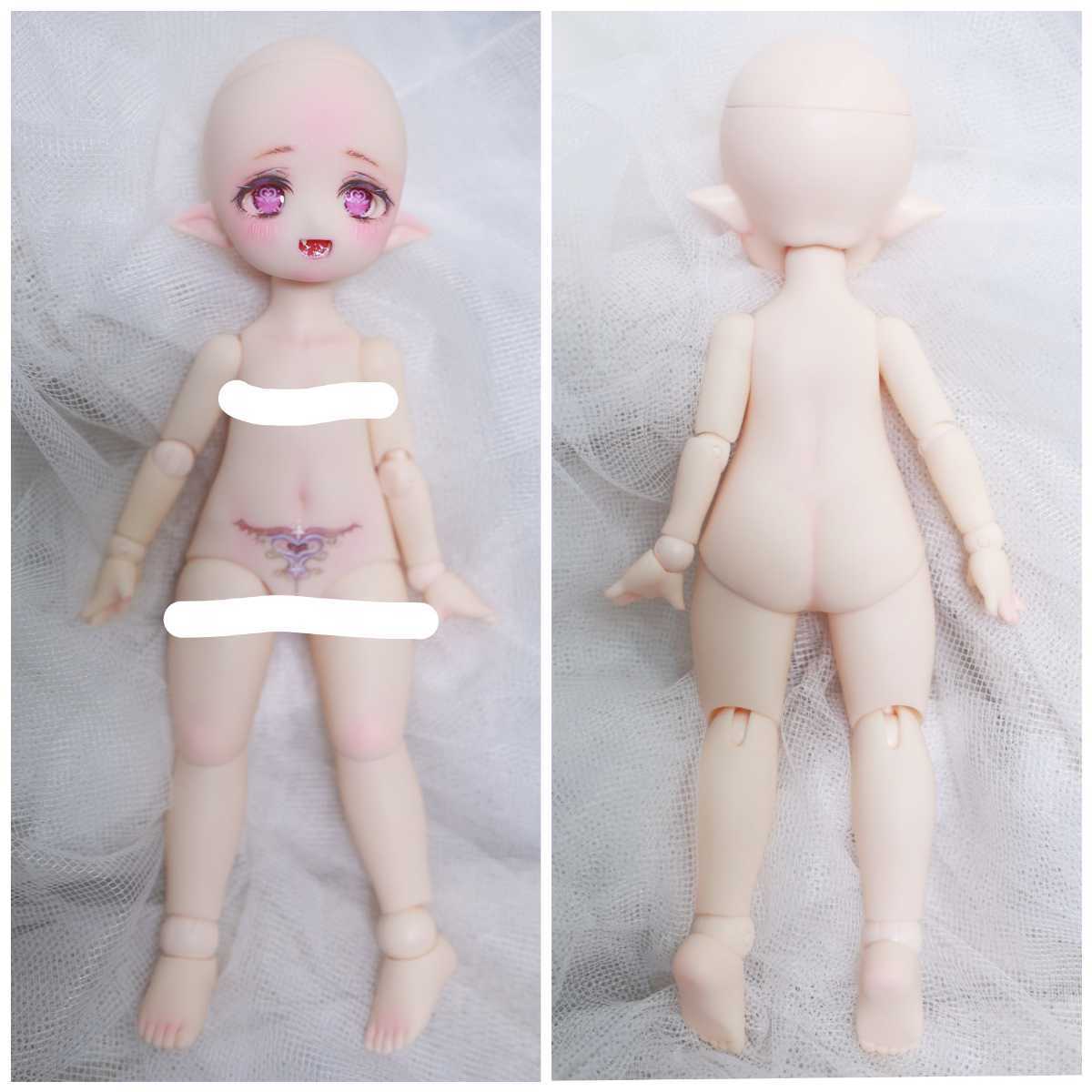 衣装セットimomodollキラカスタムヘッド＋ボディ＋ネイル済ハンド＋お衣装一式サキュバス双子のおねぇちゃんセットkira1/6ドール30cmクラス_画像10