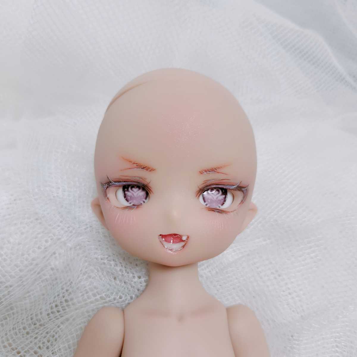 衣装セットimomodoll1/6ドールグルカスタムヘッド＋ボディ＋ネイル済ハンド＋衣装一式サキュバスの双子の妹セットguru30cmクラスドール_画像9