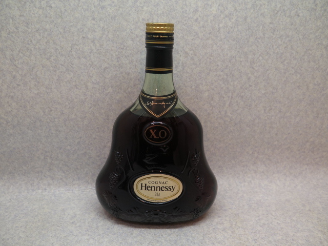 【古酒】Hennessy XO COGNAC ヘネシーXO 金キャップ グリーンボトル