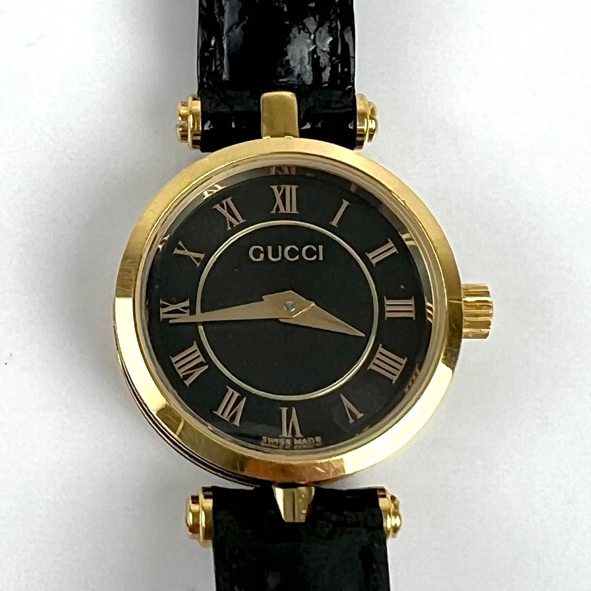 Gucci グッチ シェリーライン レディース ブランド クオーツ ゴールド ...