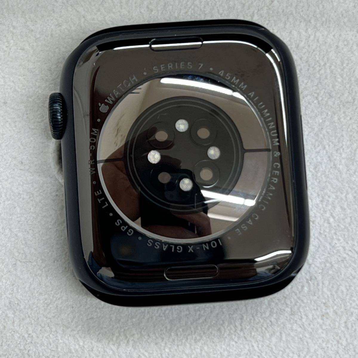 YW32 Apple Watch7 45mm アルミニウム ミッドナイト GPS+セルラー