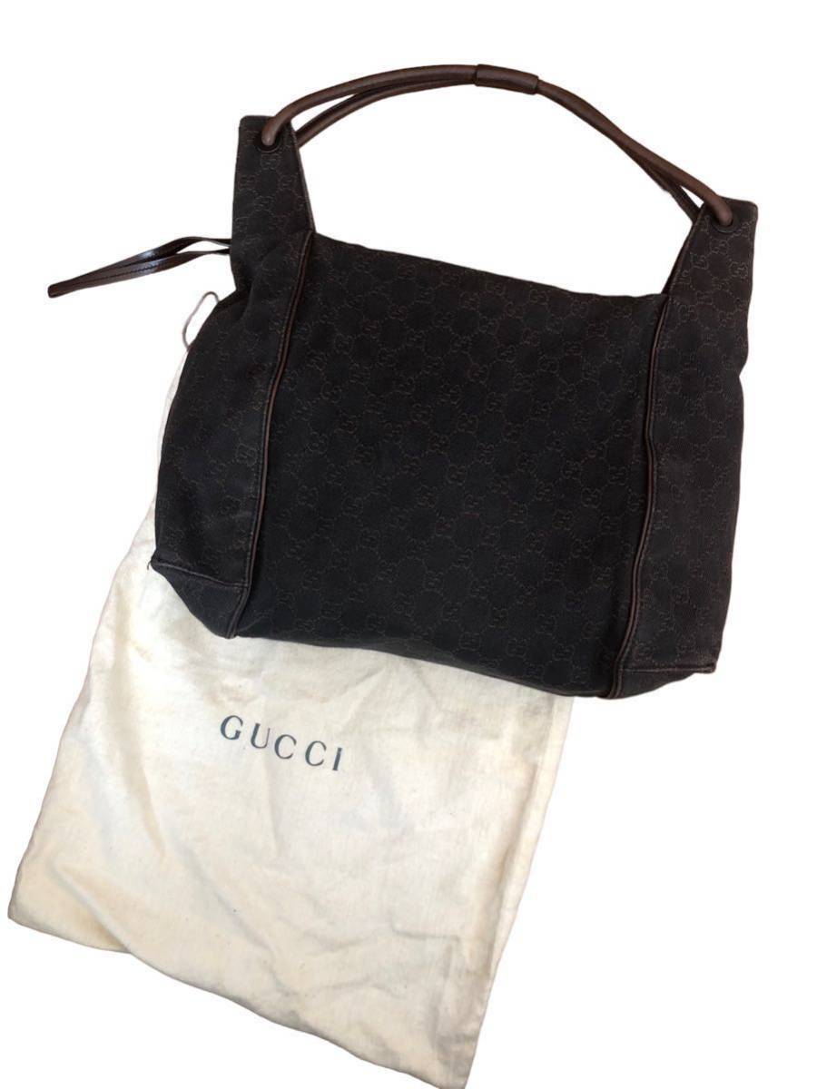 美品希少デザイン!GUCCI/グッチ ワンショルダーハンドバッグ 肩掛け