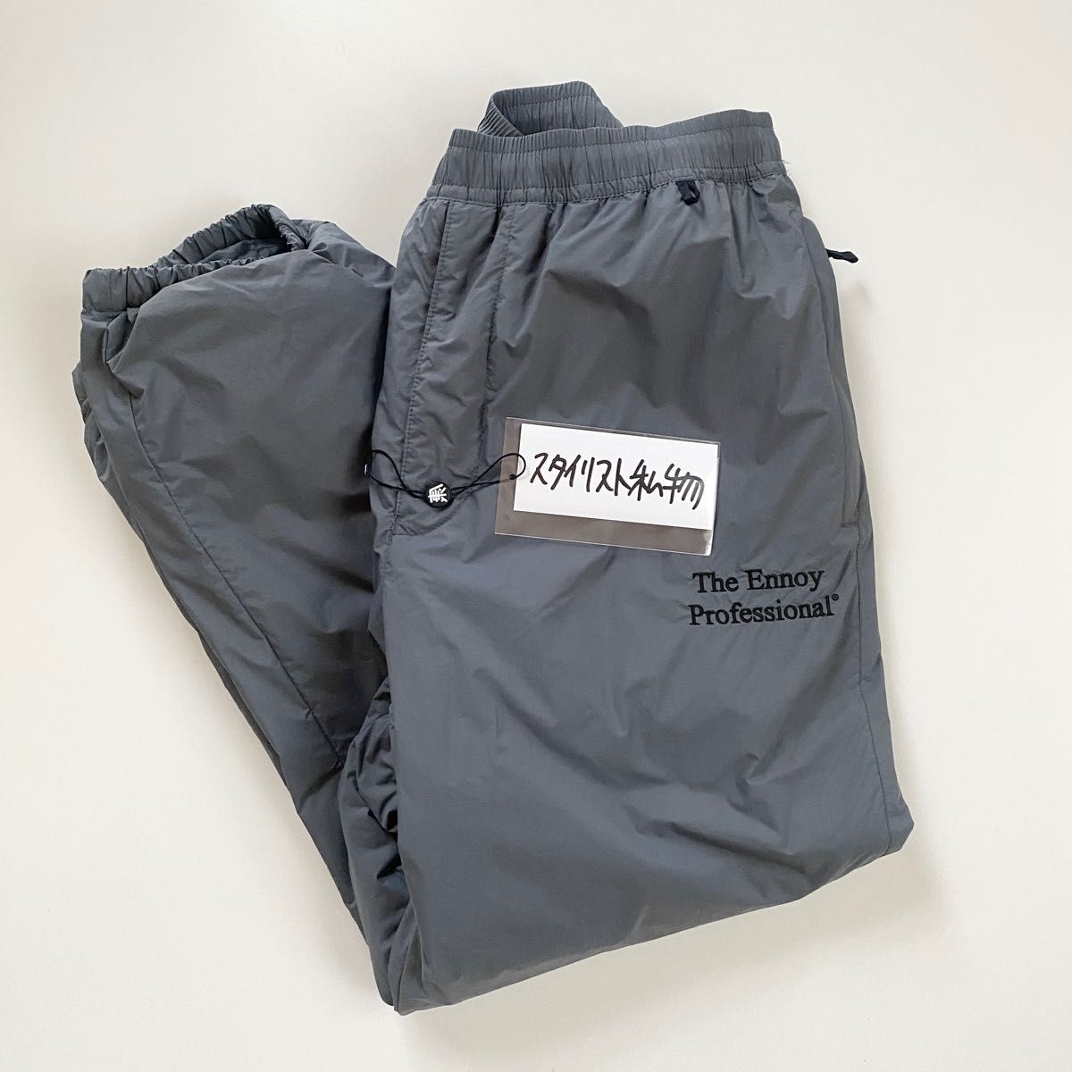 ENNOY NYLON PADDED PANTS スタイリスト私物 Gray エンノイ 中綿