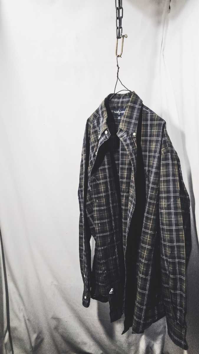 Vintage Ralph Lauren “BLAIRE” tartan check L/S BD shirt 90s ラルフローレン タータンチェック ボタンダウン 長袖 シャツ ビンテージ_画像10