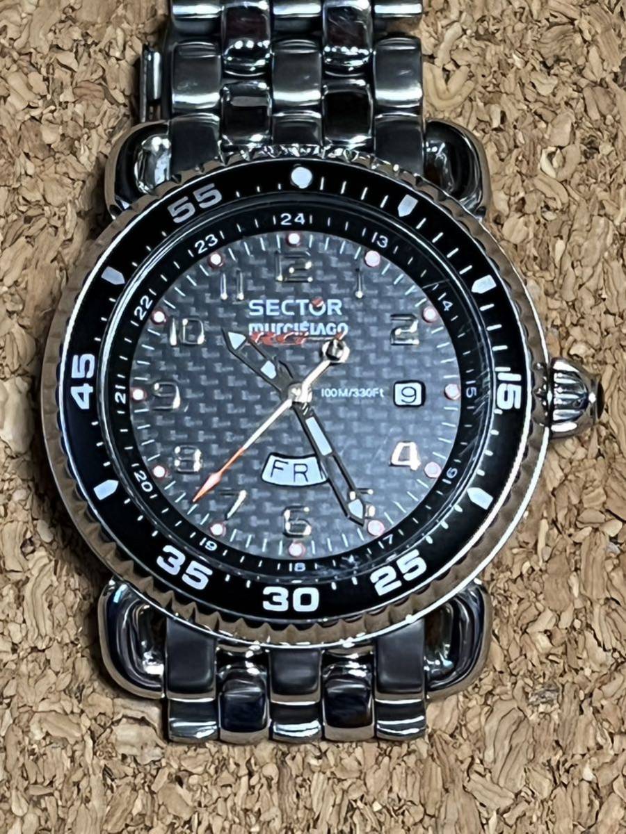 セクター　クォーツ　ムルシエラゴ　SECTOR 限定品　ランボルギーニ　メンズ　腕時計