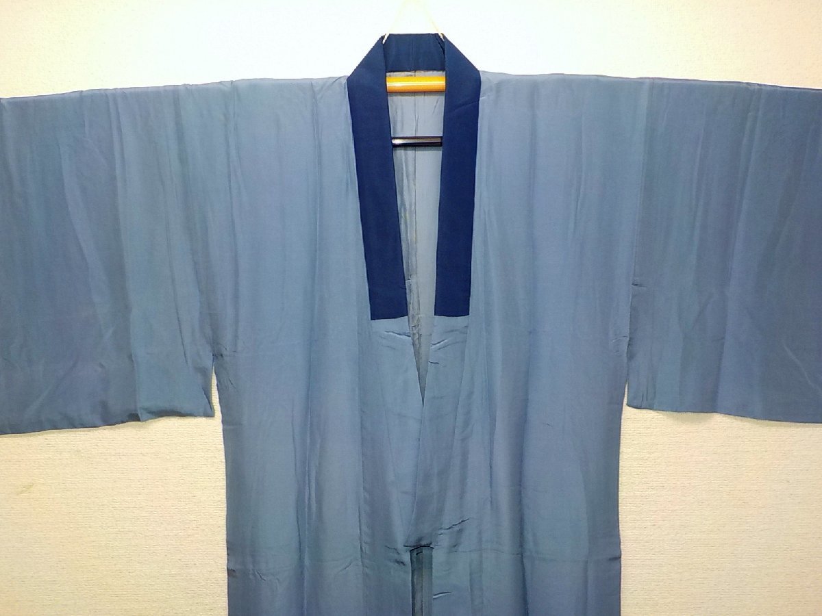.7925ps.@ silk flat woven . long kimono-like garment .70 К light blue 