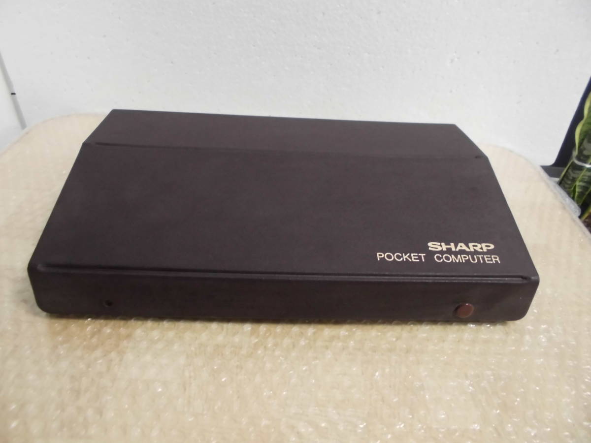SHARP/ sharp pocket computer - pocket computer PC-1500/CE-150 electrification has confirmed present condition goods accessory equipped 
