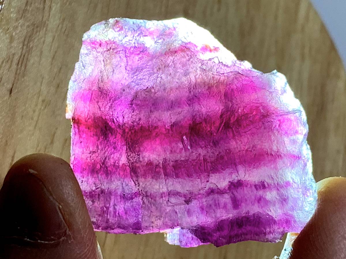 カラフルフローライト・蛍石・紫・2・31g（中国産鉱物標本）_画像1