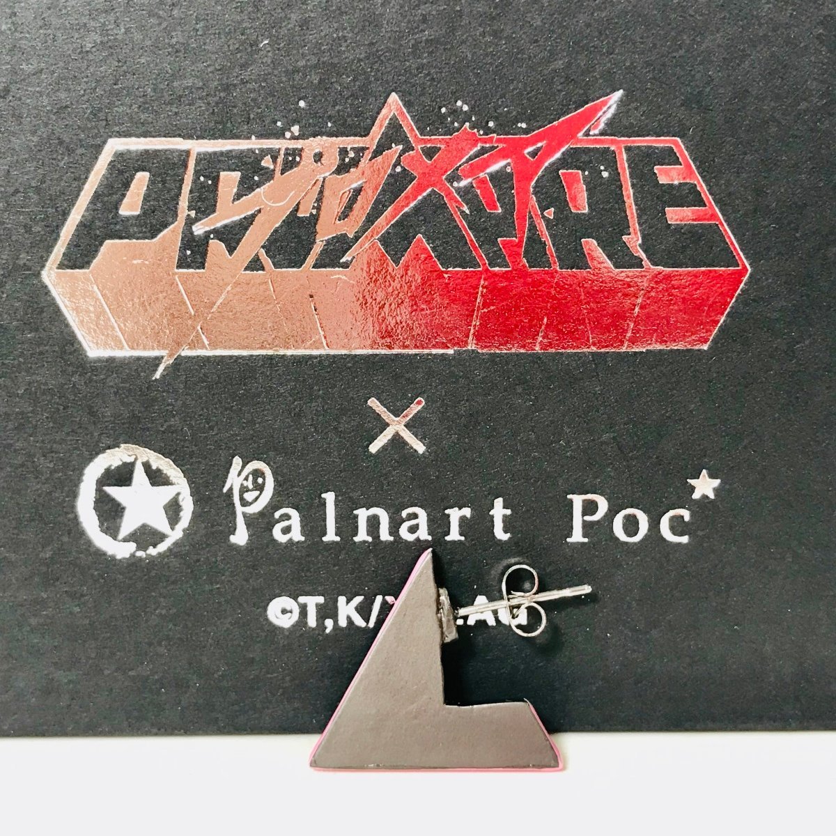 中古品 プロメア Palnart Pocコラボ リオ・フォーティア イメージ ピアスの画像1