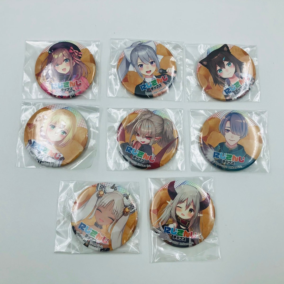  new goods unopened .. san . chip s can badge 8 kind set string month wistaria .. other 