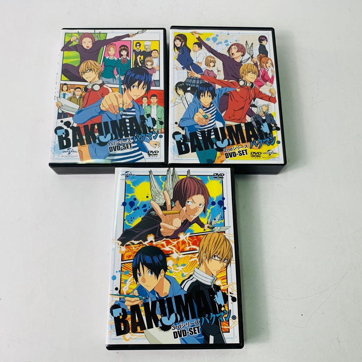 中古 DVD-SET BAKUMAN バクマン。1st 2nd 3nd シリーズ 33枚組 セット_画像2