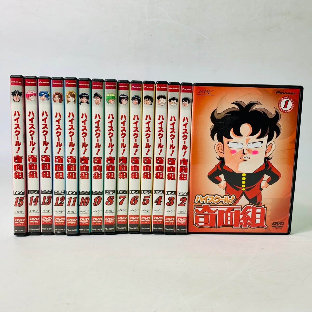 DVD ハイスクール 奇面組 1~15巻 全巻収納BOX付き セット(は行)|売買