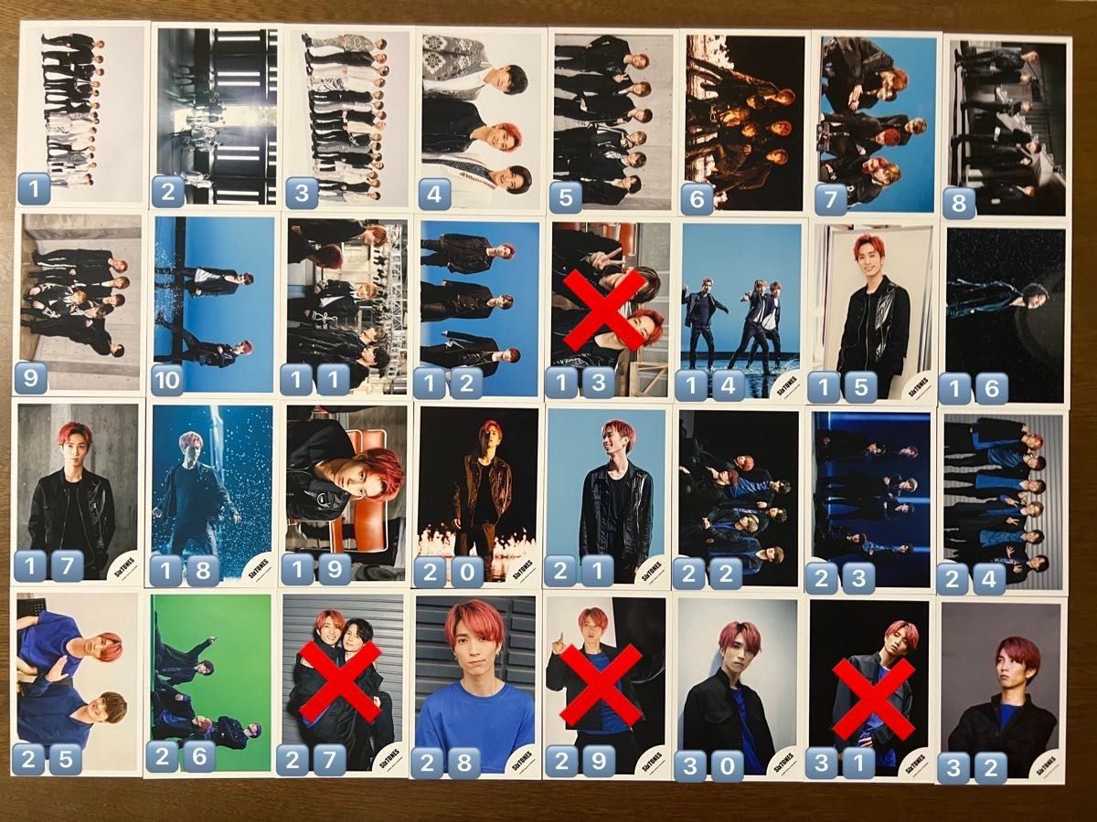 ラッピング無料】 SixTONES SnowMan 公式写真 スノ 集合 個人