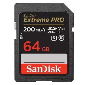新品☆送料込 2個セットSanDisk SDカード SDXCカード 64GB サンディスクExtreme Pro 超高速200MB/s class10 UHS-I U3 V30 4K_画像2