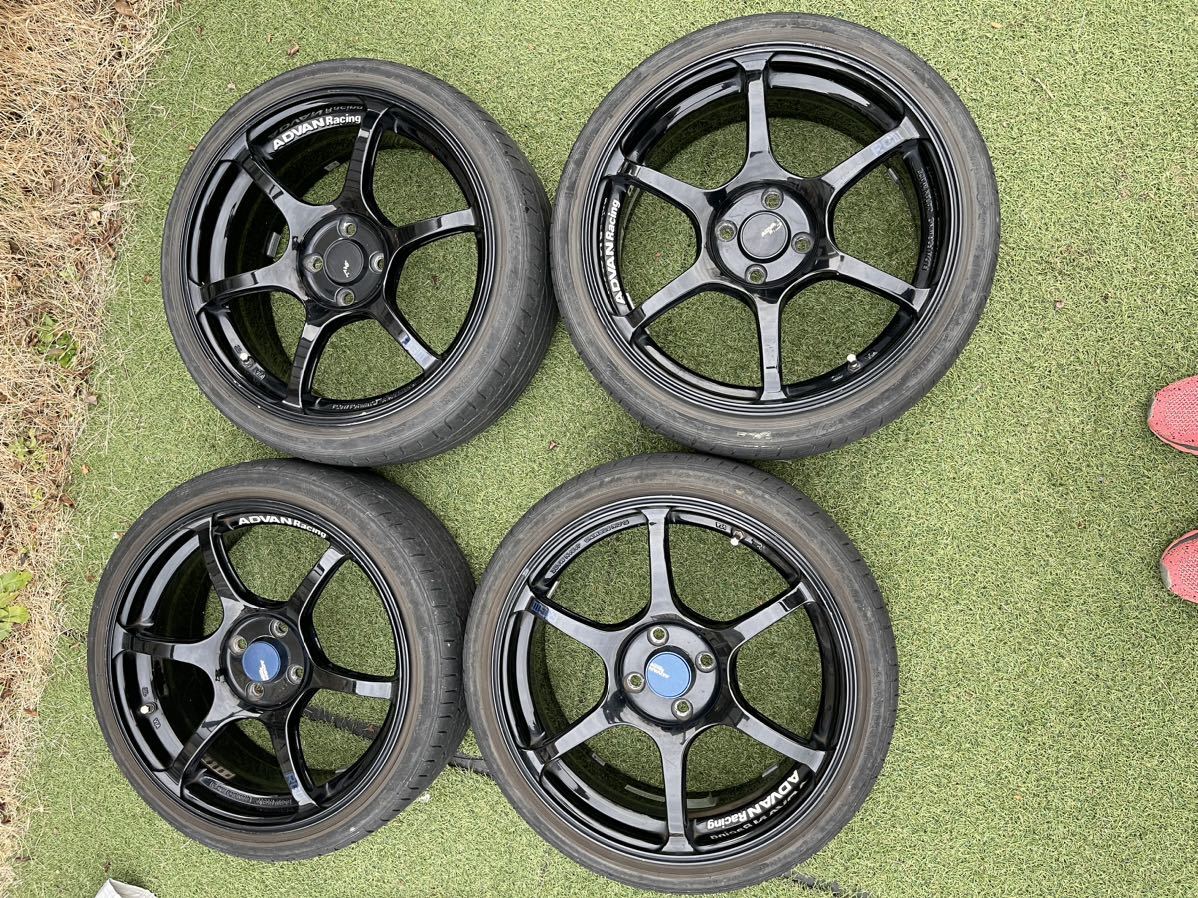 美品】アドバンADVAN RACING オフセット48 2本セット 17インチ-