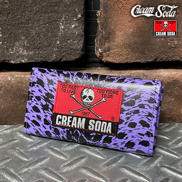 Yahoo!オークション - CREAM SODA クリームソーダ CSヒョウ柄キーケー...