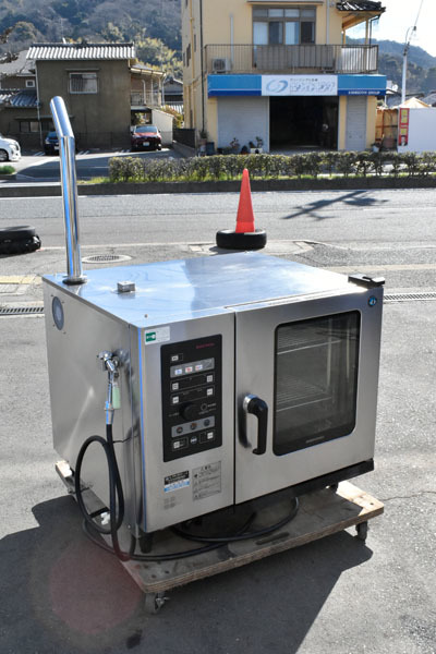 EA01 ホシザキ点検整備済み 星崎 電気 スチームコンベクションオーブン MIC-6SA3 三相200V 中古 厨房機器 2013年製