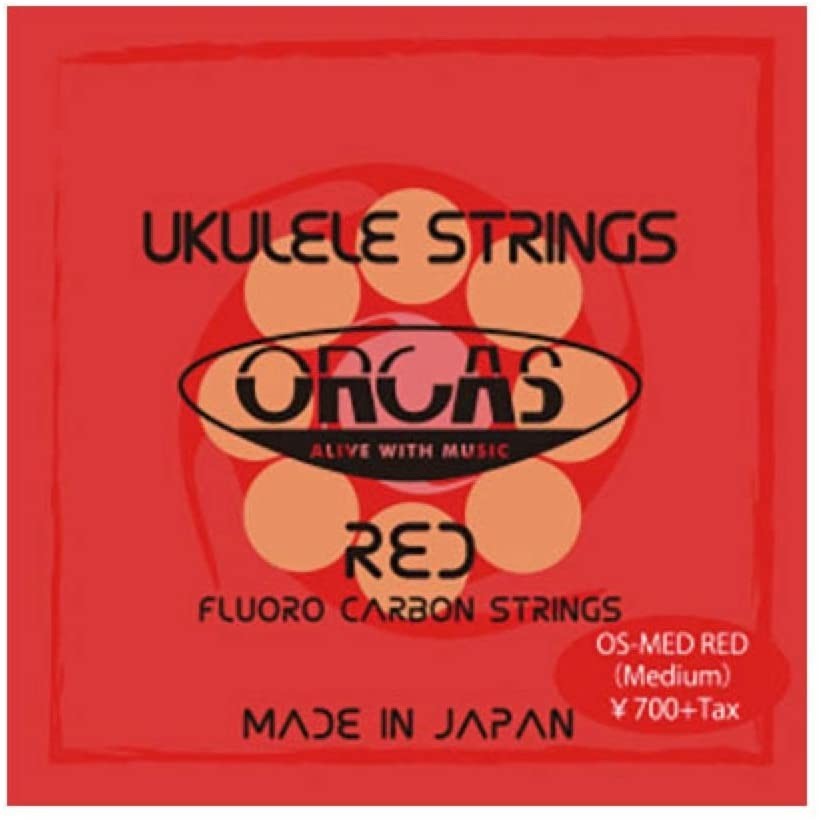 ORCASfroro carbon ukulele string set soprano (019~022) OS-MED RED color : red free shipping mail 