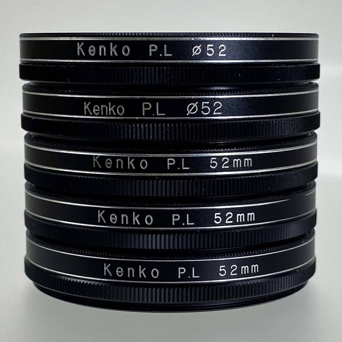 013 Kenko 52mm P.L偏光フィルター 5枚まとめて 数枚重ねて超スローシャッターなど 機材整理です。 まとめて取引_同梱OK ネコポス発送_画像8