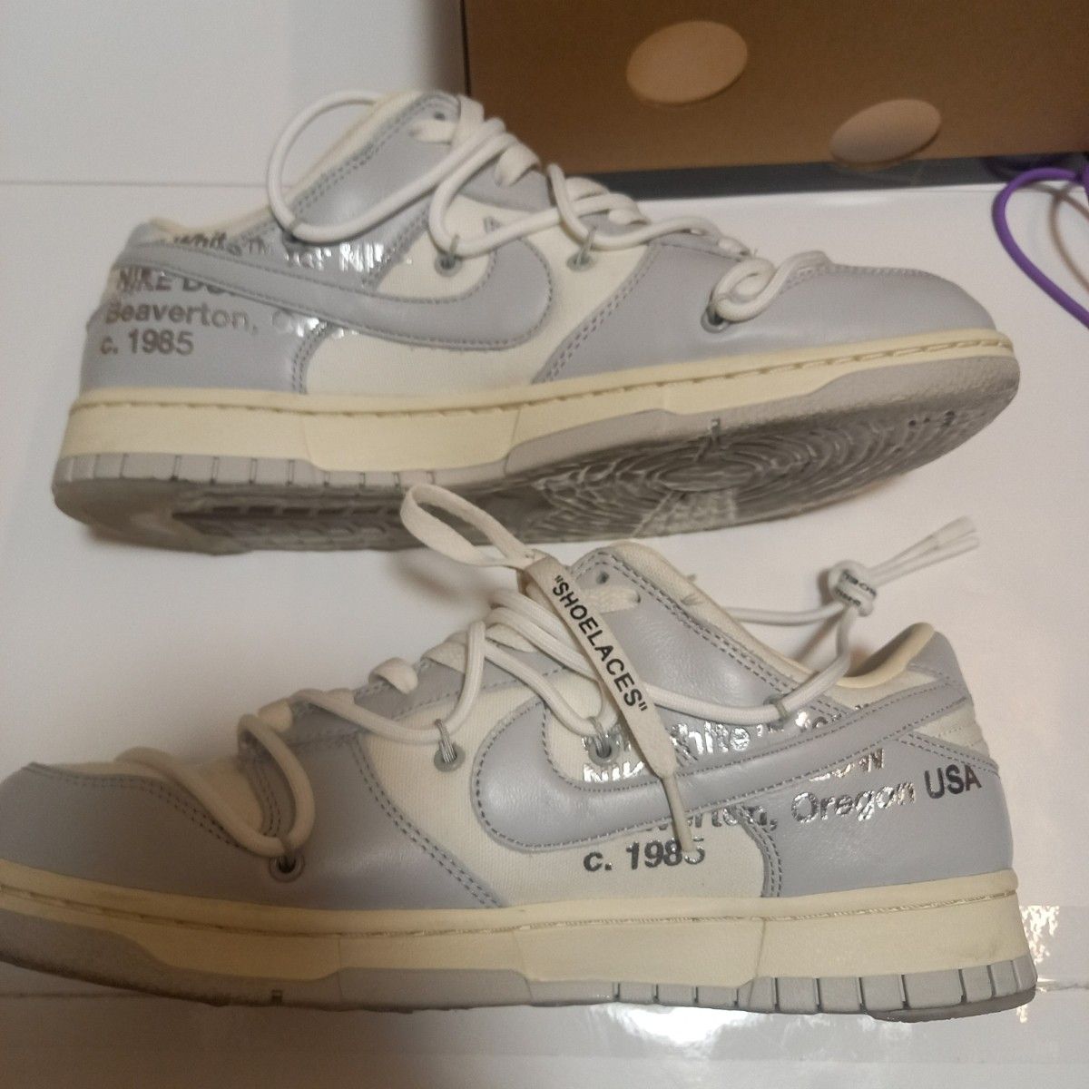 OFF-WHITE×NIKE DUNK LOW 1 OF 50 47 28cm NIKE ナイキ