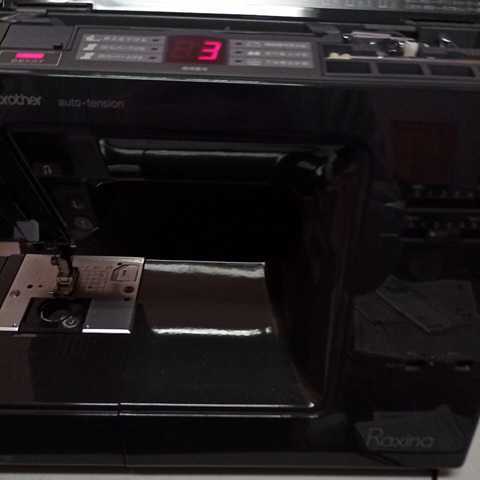 brother Raxina ZZ3-B777 ブラザー カバー 箱付き 手芸 ブラック 動作
