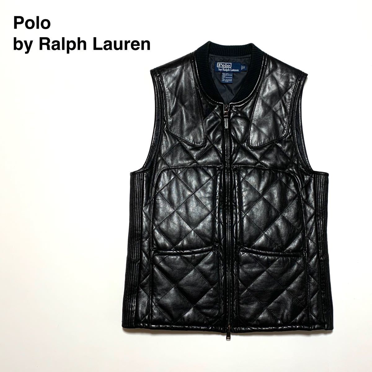 美品 ラルフローレン Ralph Lauren ジップアップ 中綿 キルティング