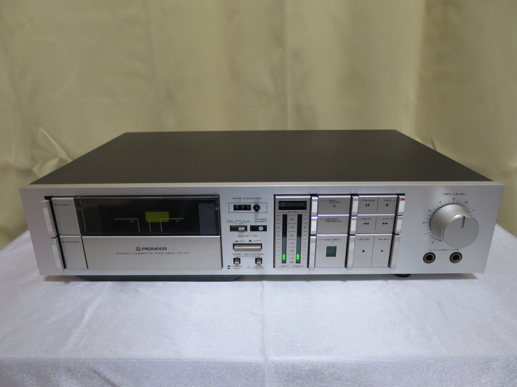Yahoo!オークション - PIONEER CT-Y5 カセットデッキ Yahoo!オークション - PIONEER CT-Y5 カセットデッキ
