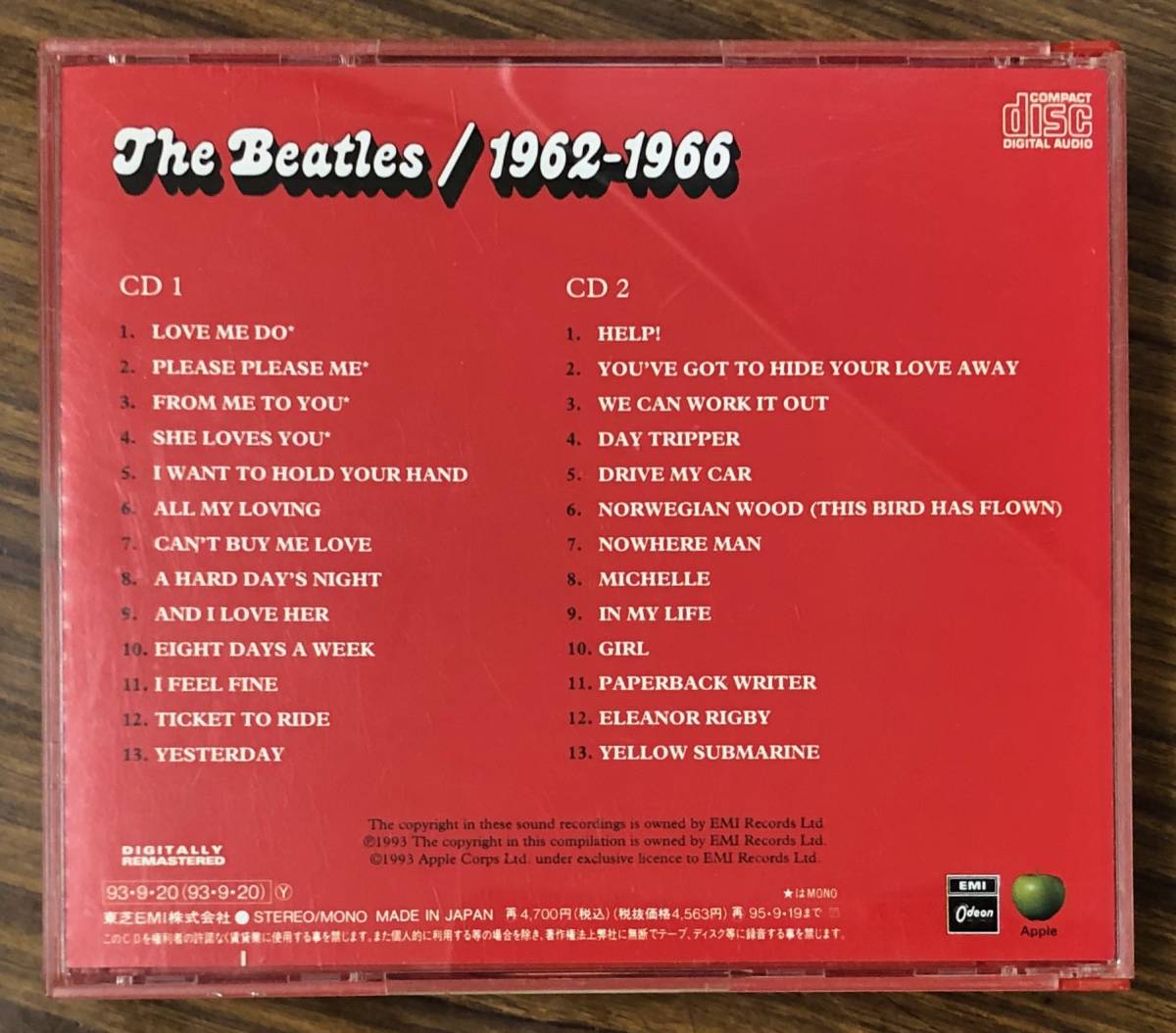 THE BEATLES「THE BEATLES 1962 - 1966」「THE BEATLES 1967 - 1970」「ANTHOLOGY 1」「ベスト・セレクション」_画像2