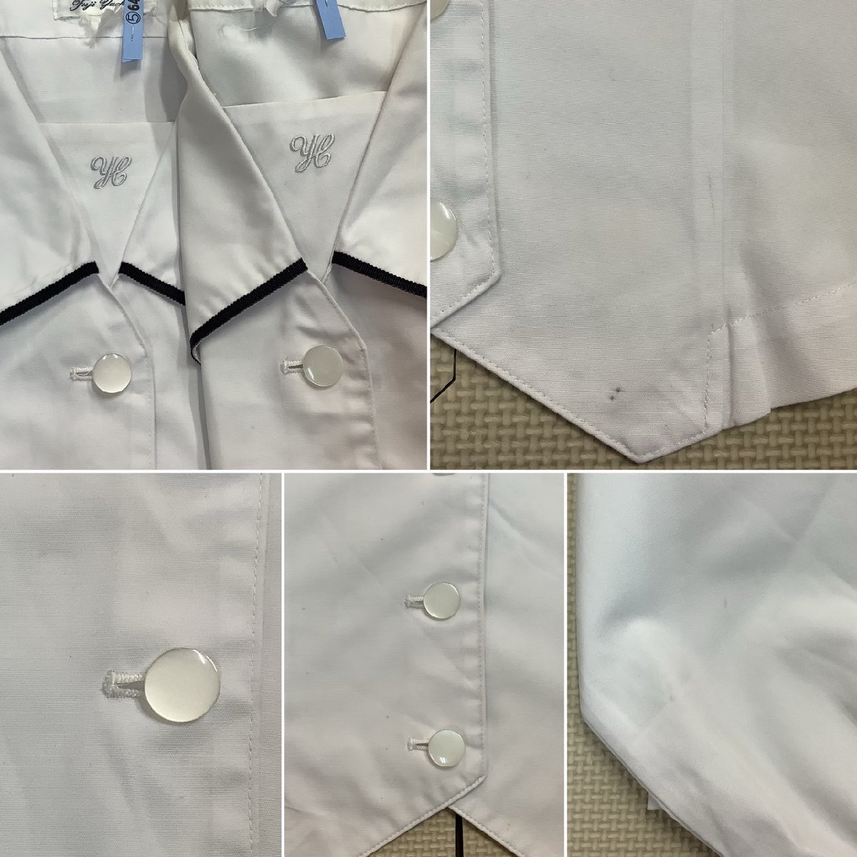 2024人気特価 谷地高校 山形県 (中古) Y)I644 セーラーブラウス /M 3点セット 学生服