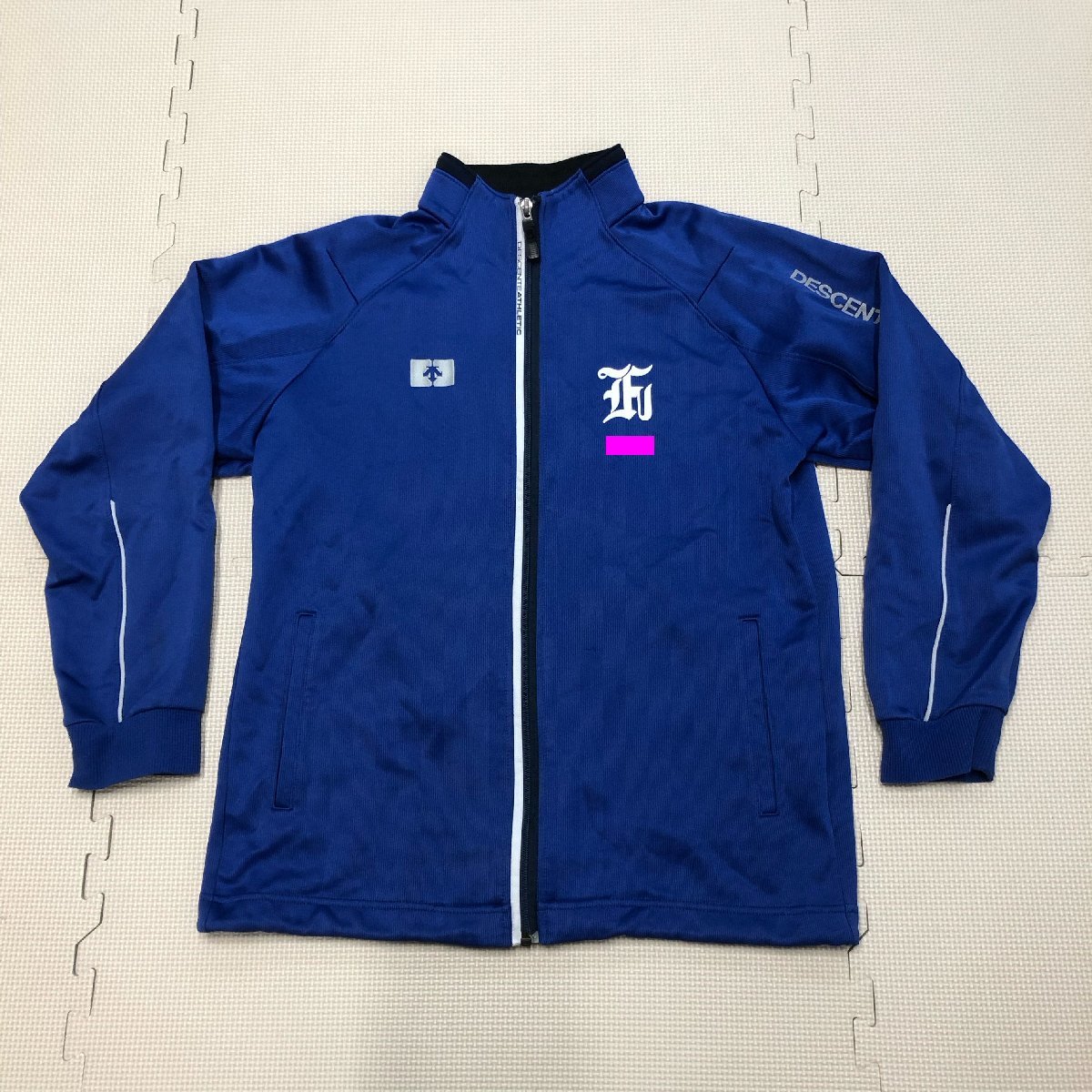 (G)MJ266 ( used ) Gunma prefecture Gunma university cooperation education part attached junior high school jersey top and bottom 5 point set / designation goods /M/ long sleeve / long trousers / shorts / Descente / gym uniform 