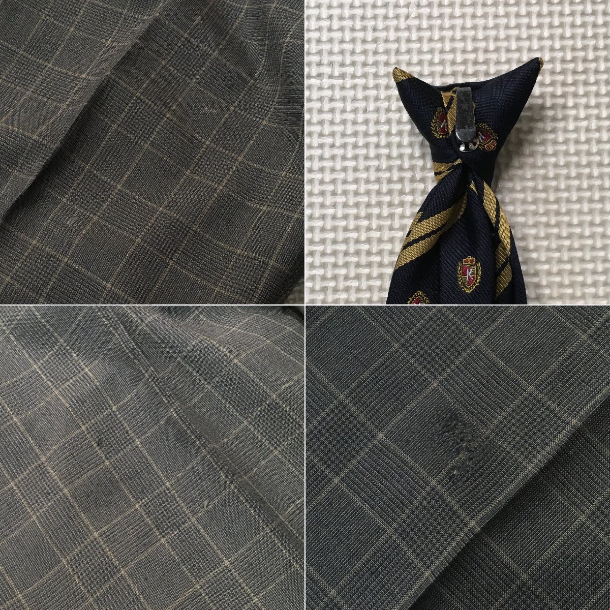 AT542-1 (中古) 栃木県 鹿沼市立北中学校 男子学生服 4点セット AT542-1 (中古) 栃木県 鹿沼市立北中学校 男子学生服 4点セット