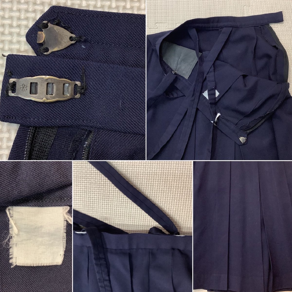 Y)I630 (中古) 福島県 二本松第一中学校 セーラー服 上下セット Y)I630 (中古) 福島県 二本松第一中学校 セーラー服 上下セット