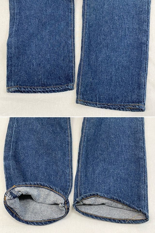 状態良 米国製 80's 1983 リーバイス LEVI'S 501 ハチマル 内股シングル 裾チェーンステッチ 表記W28L32 実寸W66 L74cm [ta-0626]_画像7