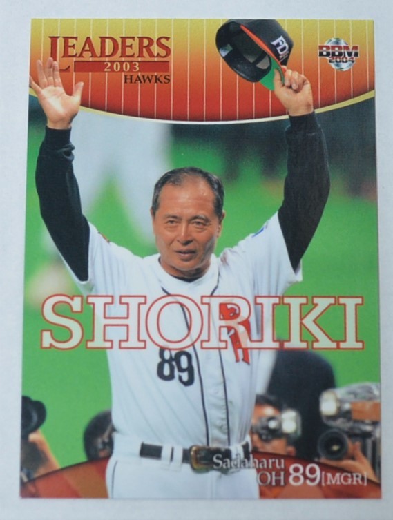 2003年　王貞治監督　プロ野球　トレーディングカード　美品_画像1