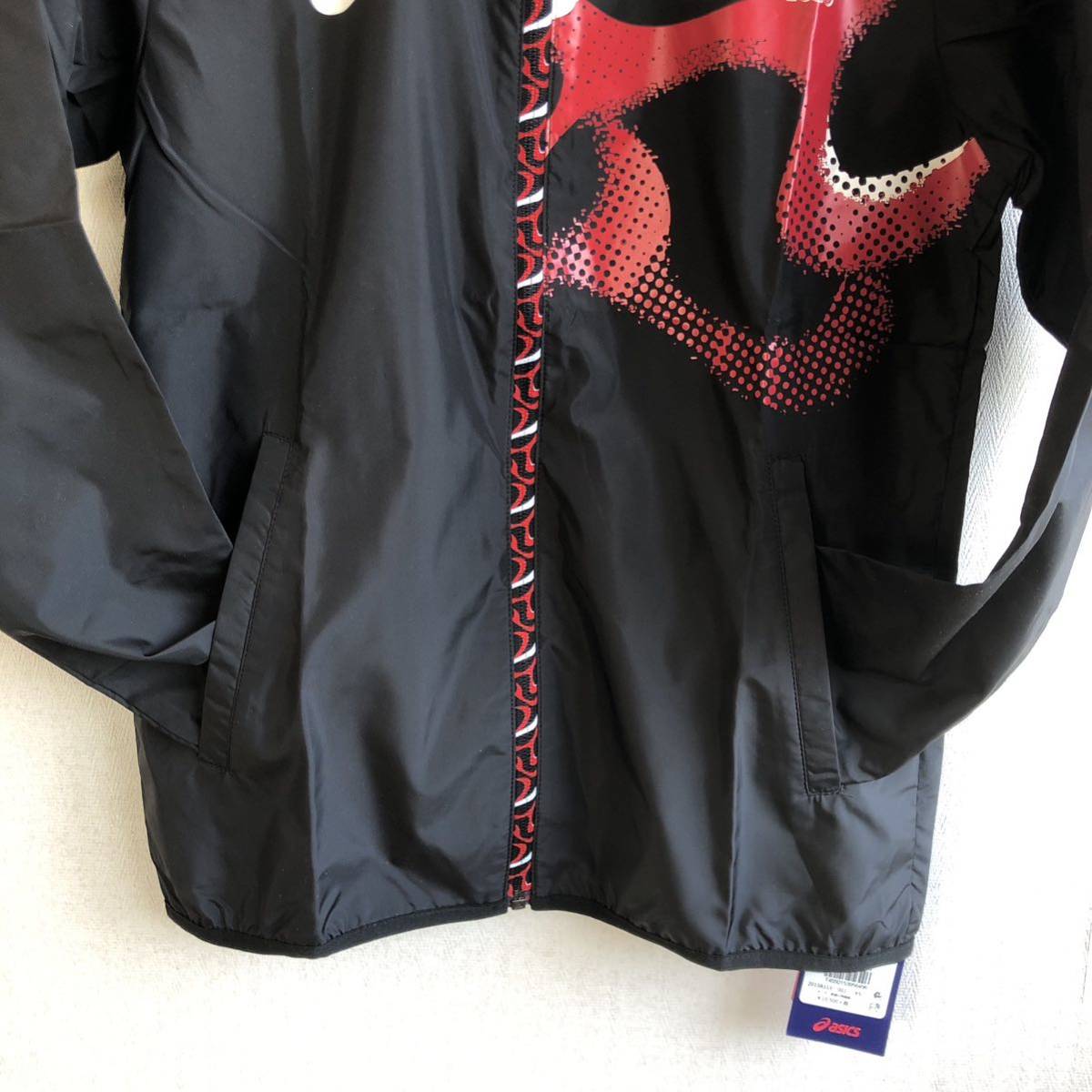 アシックス ランニングジャケット レディースM相当 定価11550円 アシックス ランニングジャケット レディースM相当 定価11550円