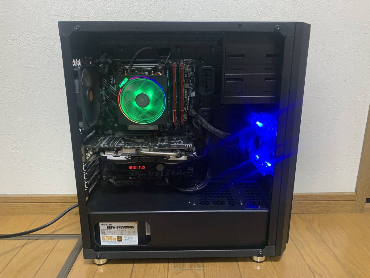 自作】ゲーミングPC Ryzen7 3700X GTX1660S SSD1TB ☆決算特価商品