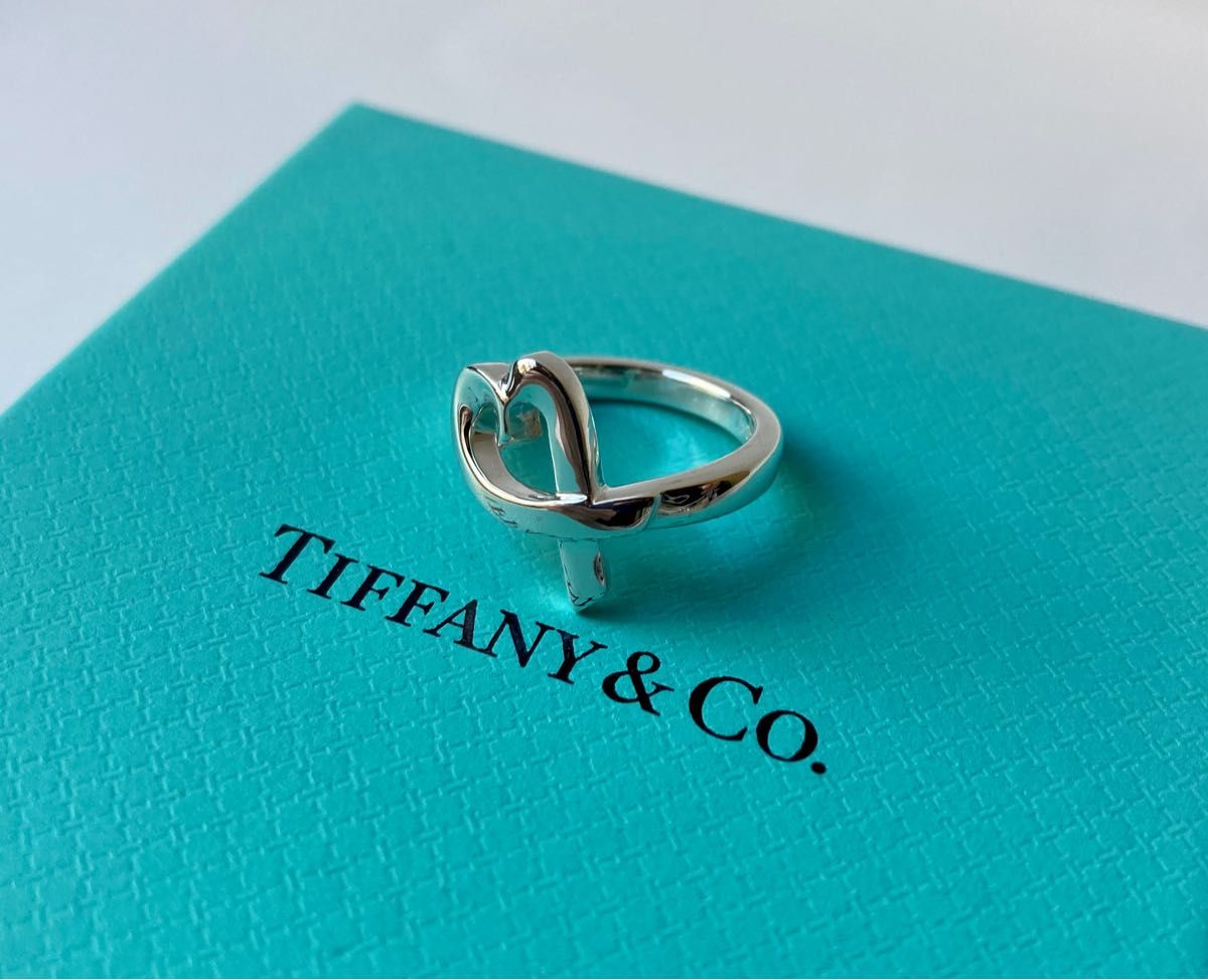 Tiffany＆co.  ティファニー　ラビングハート　約9号　シルバーリング　パロマ・ピカソ　Ag925