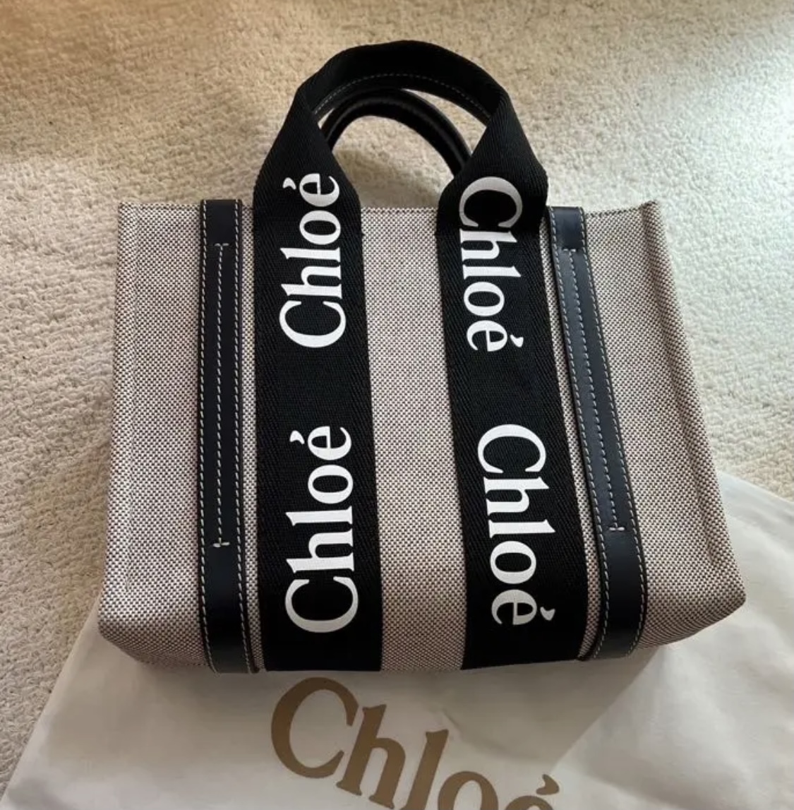 クロエ chloe ストラップ付き woody スモールトートバッグ aag-ye.com