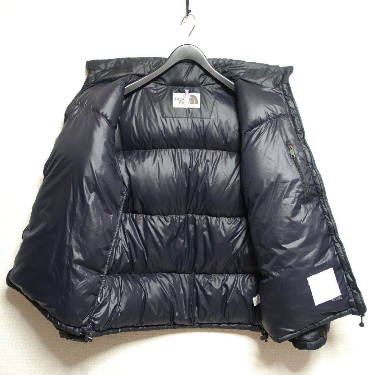 限定　THE NORTH FACE ノースフェイス ヌプシ ダウンジャケット 700FP 正規品 ブラック D4293 スエード